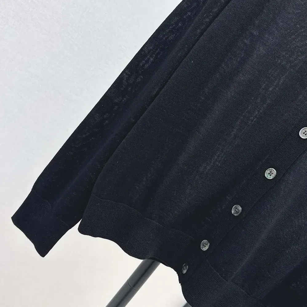 Prada Cashmere Cardigan for Women in Black Prada Cashmere Cardigan for Women in Black