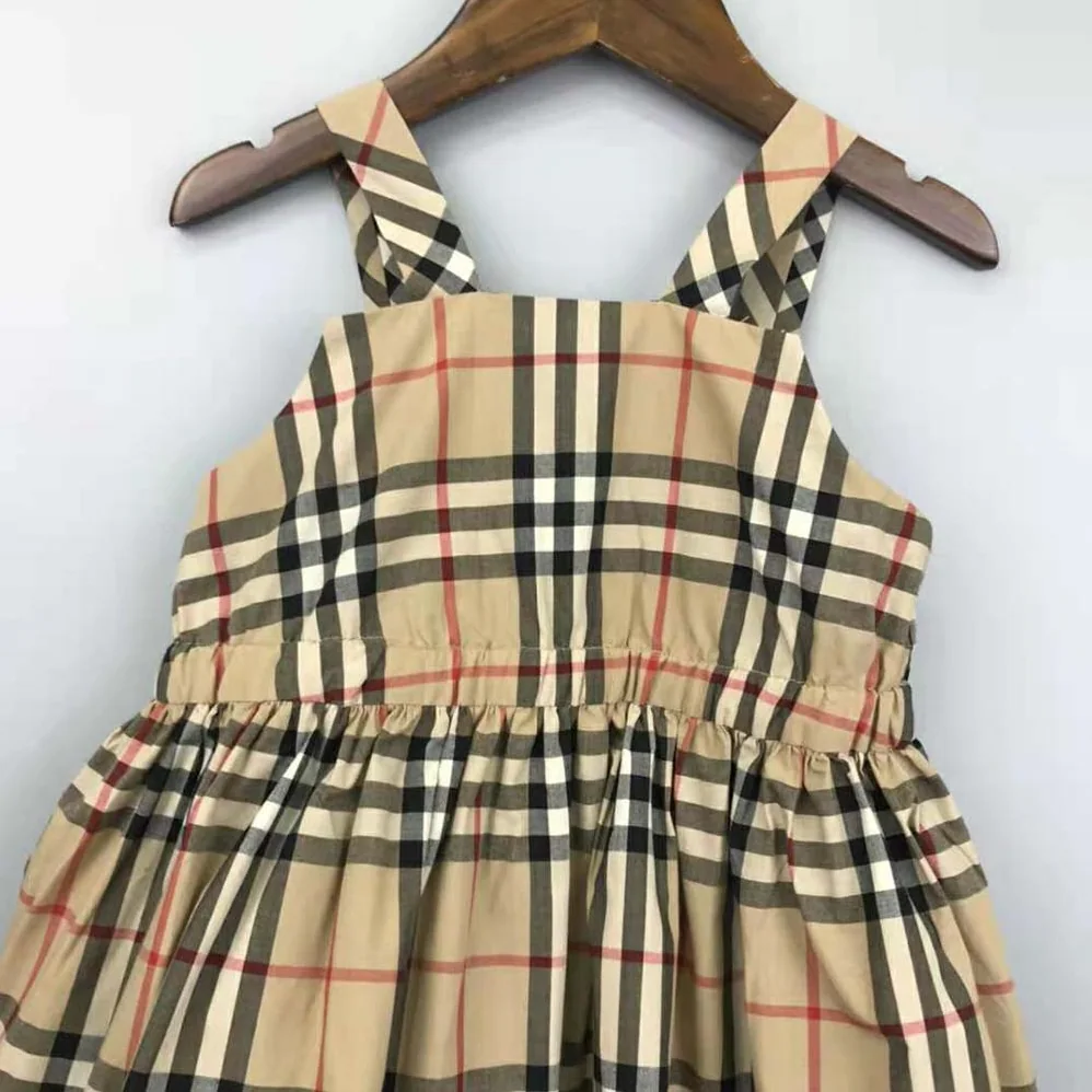 Burberry Girls' Vintage Check Stretch Cotton Top
