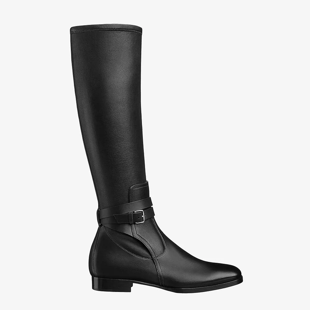 Hermes Shoes Soria Boot for Women in Black
