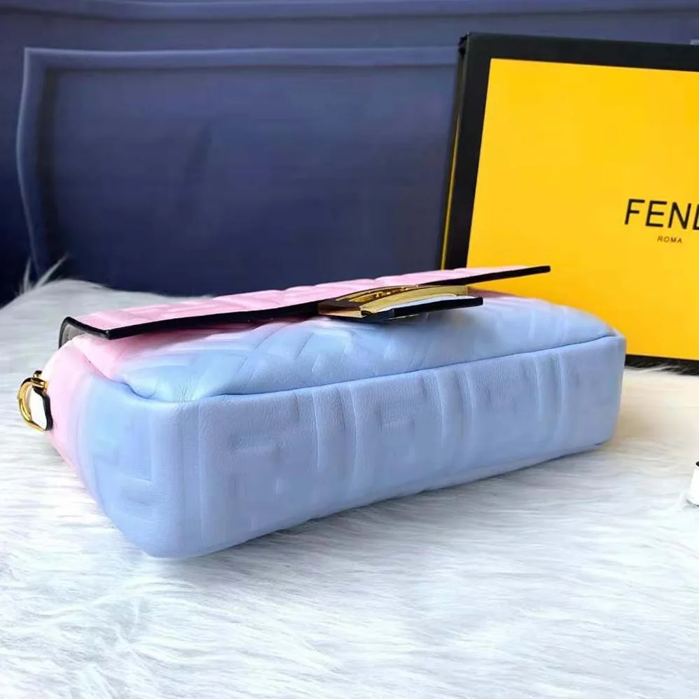 Fendi Baguette Graduated Color Nappa Leather Bag for Women Fendi Baguette Graduated Color Nappa Leather Bag for Women