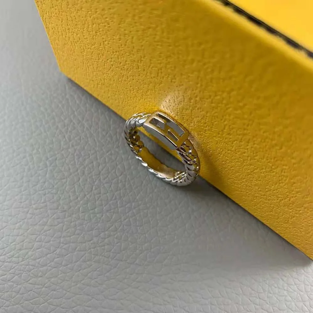 Fendi Baguette Ring-Colored Ring for Women in Silver Fendi Baguette Ring-Colored Ring for Women in Silver