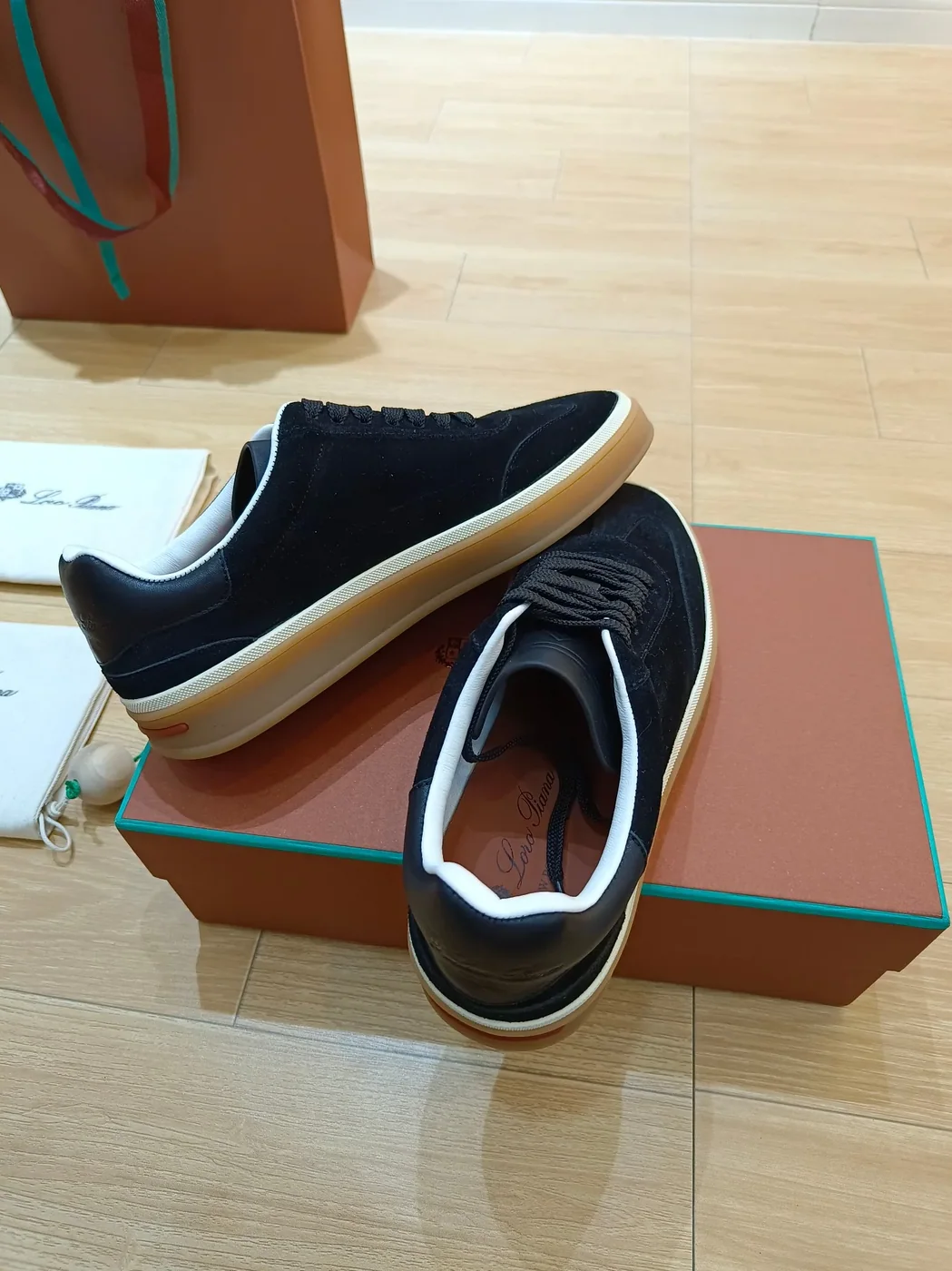 Loro Piana Tennis Walk Sneakers Navy Blue Loro Piana Tennis Walk Sneakers Navy Blue