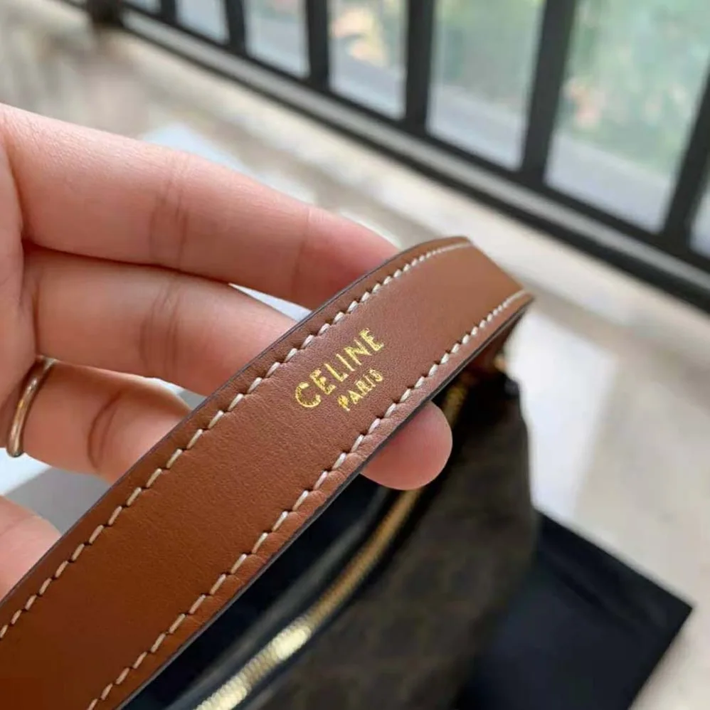 Celine Ava Bag in Triomphe Canvas for Women in Brown Celine Ava Bag in Triomphe Canvas for Women in Brown