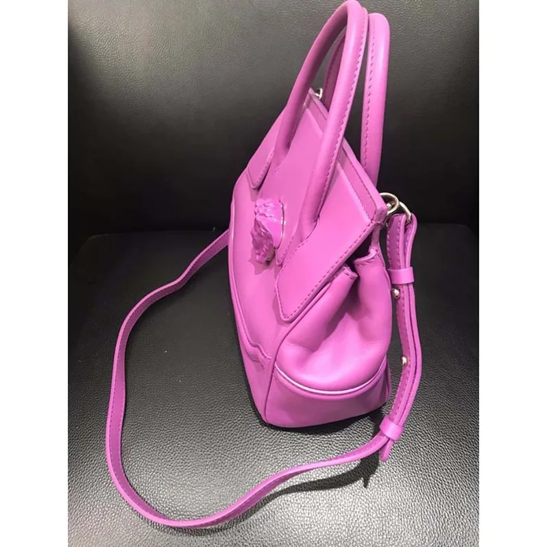 Versace Palazzo Empire Medium Bag in Calf Leather in Pink Versace Palazzo Empire Medium Bag in Calf Leather in Pink