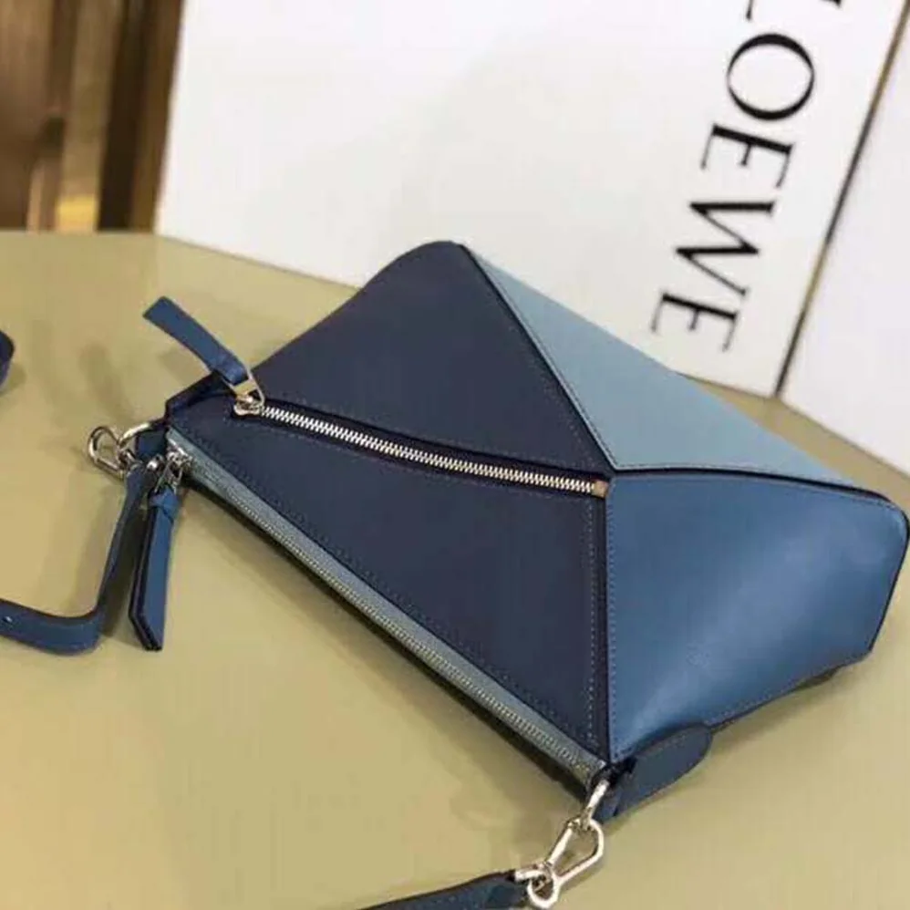 Loewe Puzzle Small Bag Varsity Blue Multitone for Women Loewe Puzzle Small Bag Varsity Blue Multitone for Women