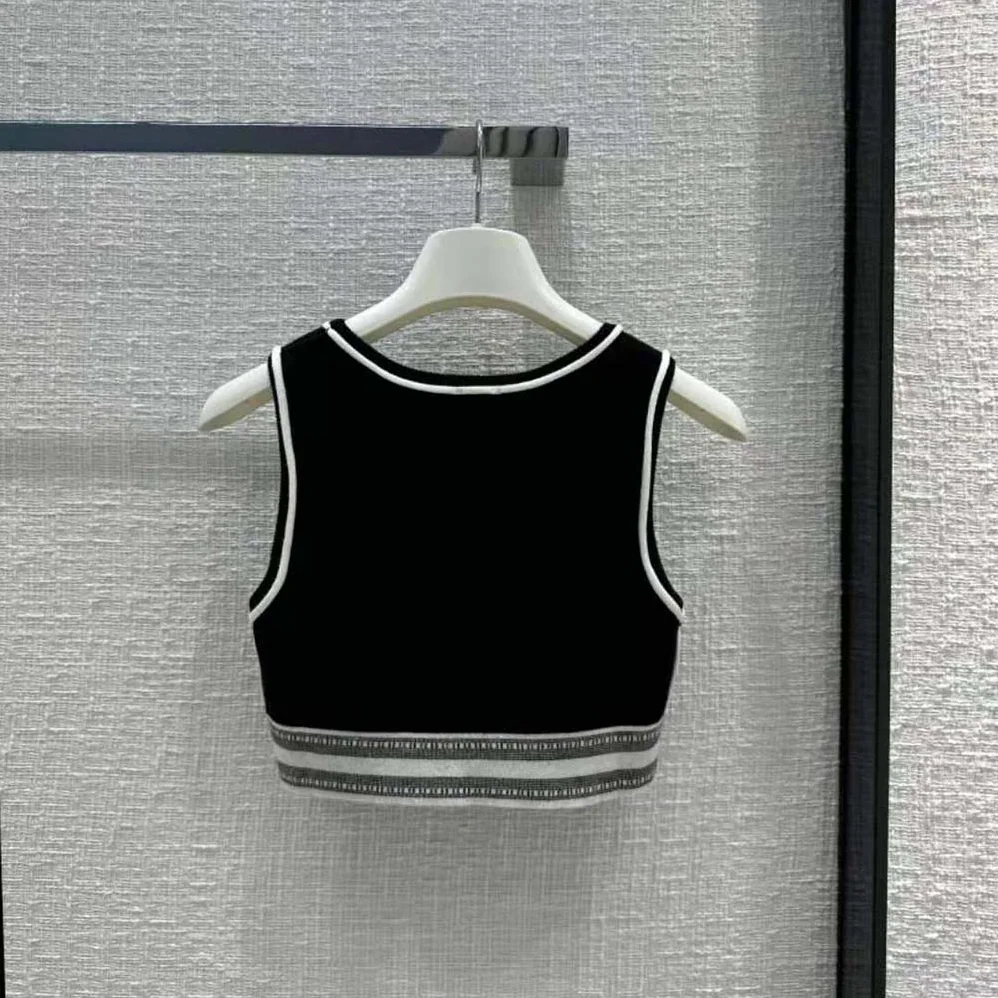 Loewe Cropped Tank Top in Viscose for Women in Black