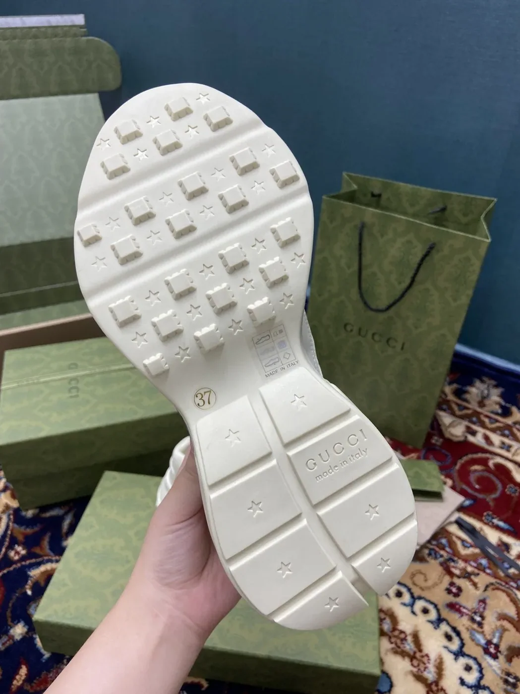 Gucci KAI x Gucci Rhyton Sneaker White Ivory