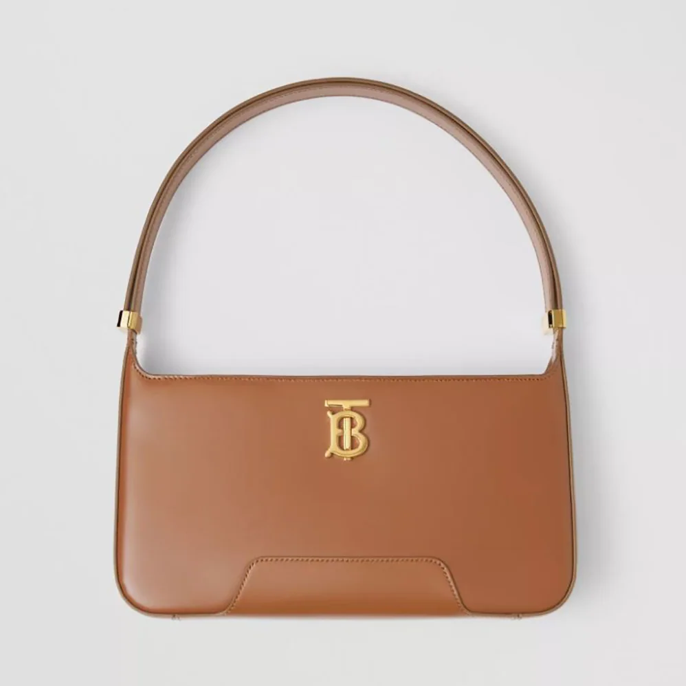 Burberry Leather TB Shoulder Bag for Women in Brown Burberry Leather TB Shoulder Bag for Women in Brown