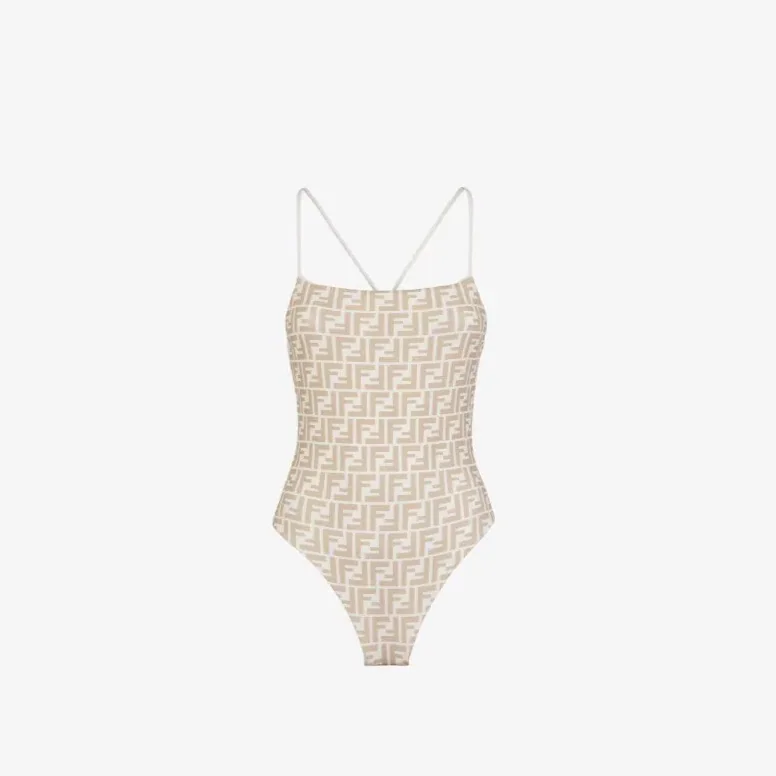 Fendi Reversible Swimsuit Beige FXBA27AQBYF1P2V Fendi Reversible Swimsuit Beige FXBA27AQBYF1P2V