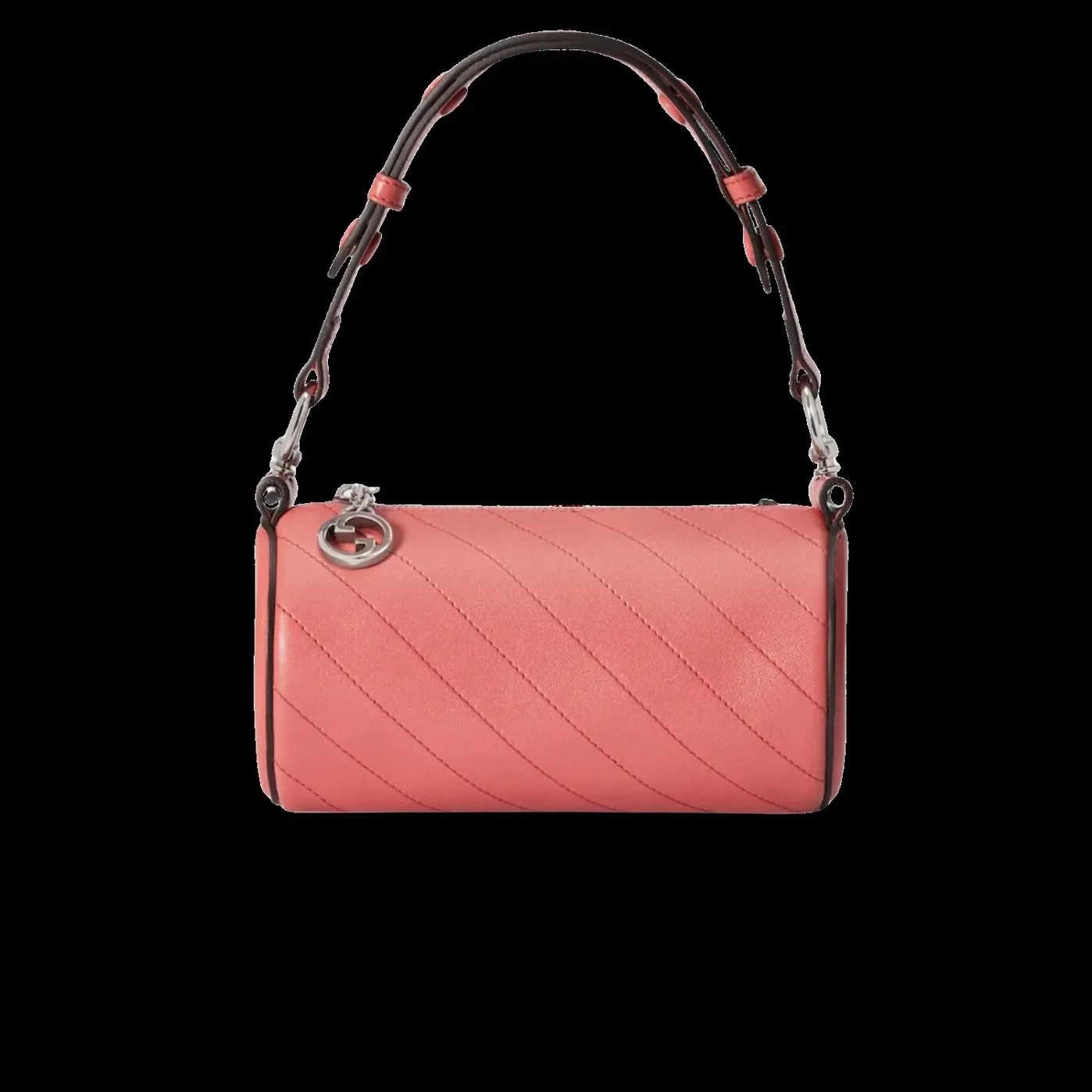Gucci Blondie Mini Shoulder Bag in Pink Silver Hardware Gucci Blondie Mini Shoulder Bag in Pink Silver Hardware