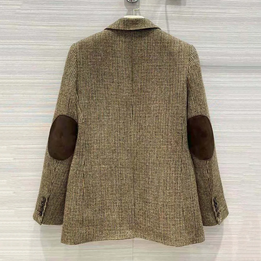 Celine Classic Jacket in Checked Tweed for Women