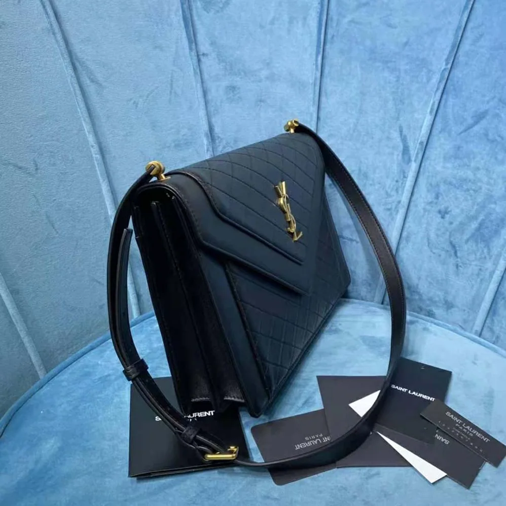 Saint Laurent YSL Gaby Satchel in Quilted Lambskin for Women Saint Laurent YSL Gaby Satchel in Quilted Lambskin for Women
