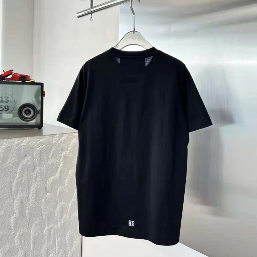 Givenchy T-shirt in GIVENCHY College Embroidered Jersey for Women in Black