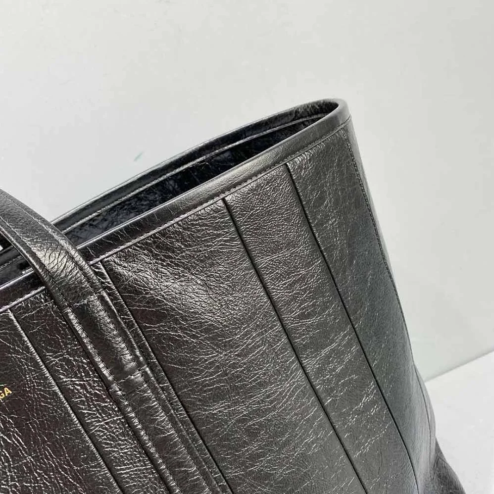 Balenciaga Barbes Large East-West Shopper Bag for Women in Black