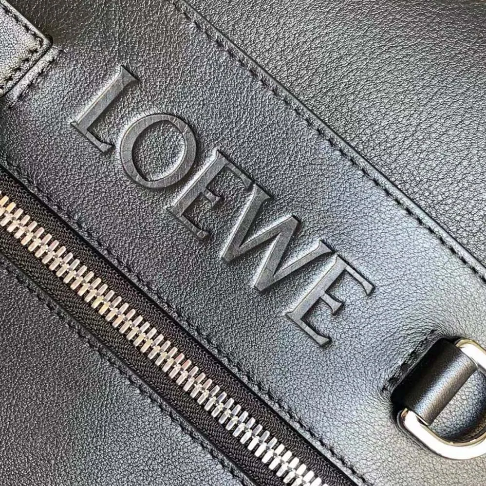 Loewe Convertible Backpack in Classic Calfskin for Men in Black