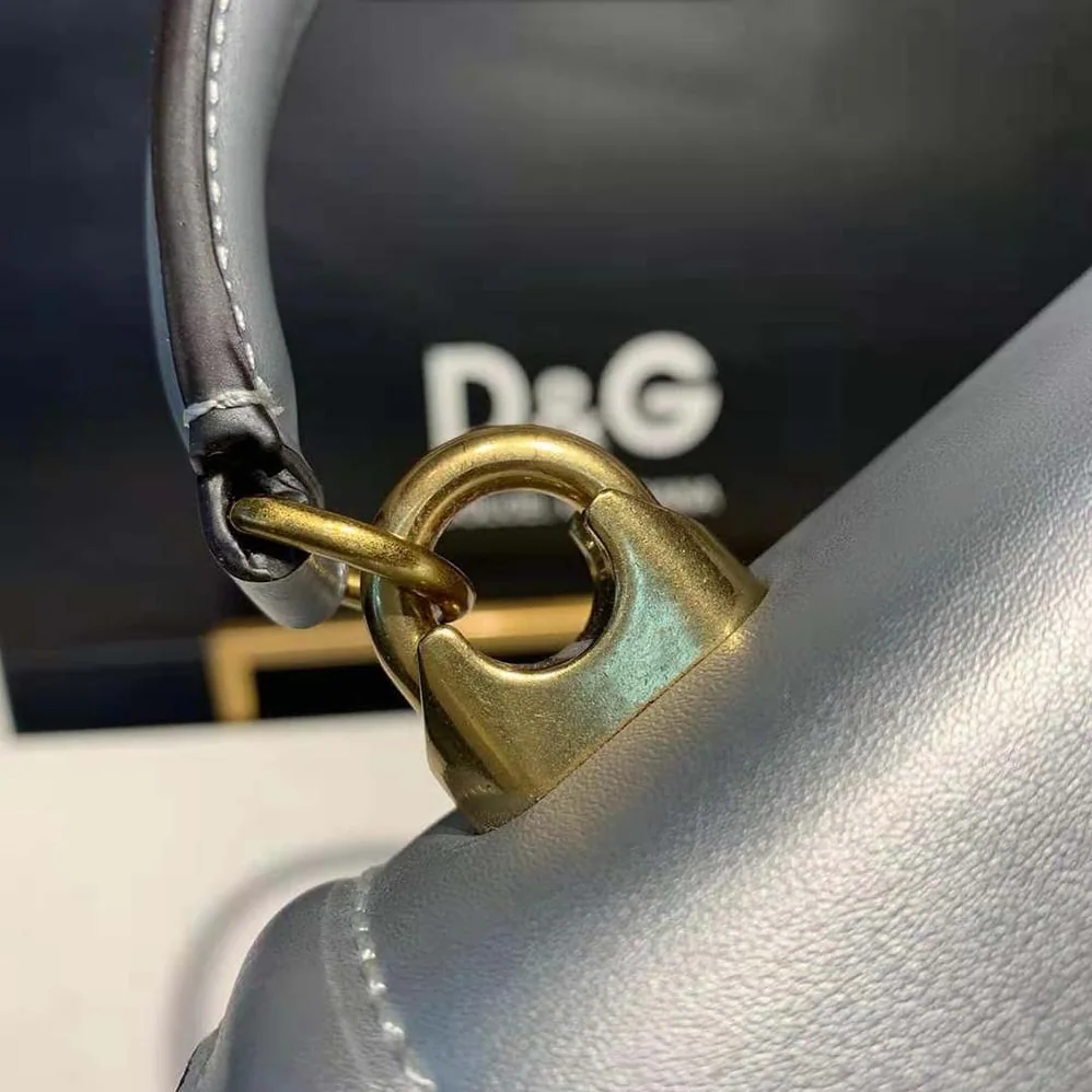 Dolce Gabbana D&G Small Devotion Bag in Mordore Nappa Leather for Women Dolce Gabbana D&G Small Devotion Bag in Mordore Nappa Leather for Women