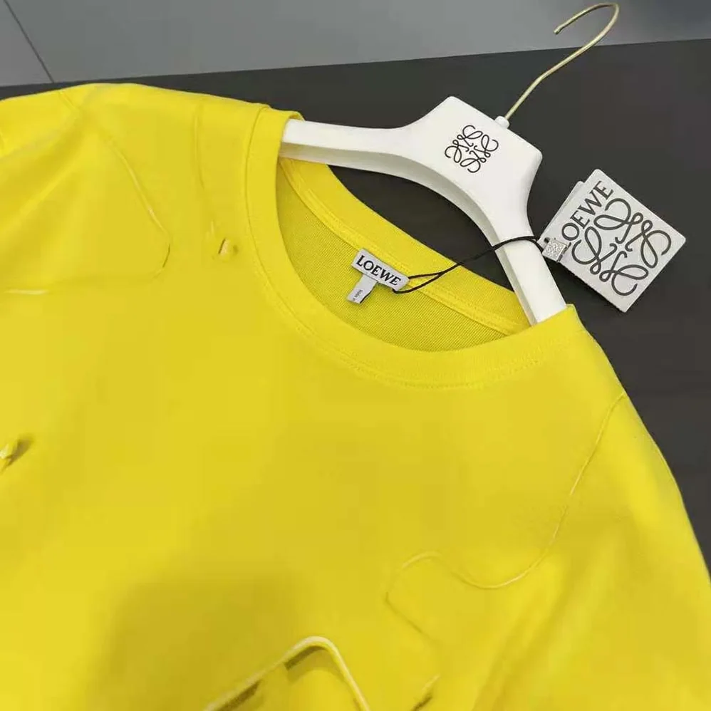 Loewe Objects T-shirt in Cotton for Men in Yellow