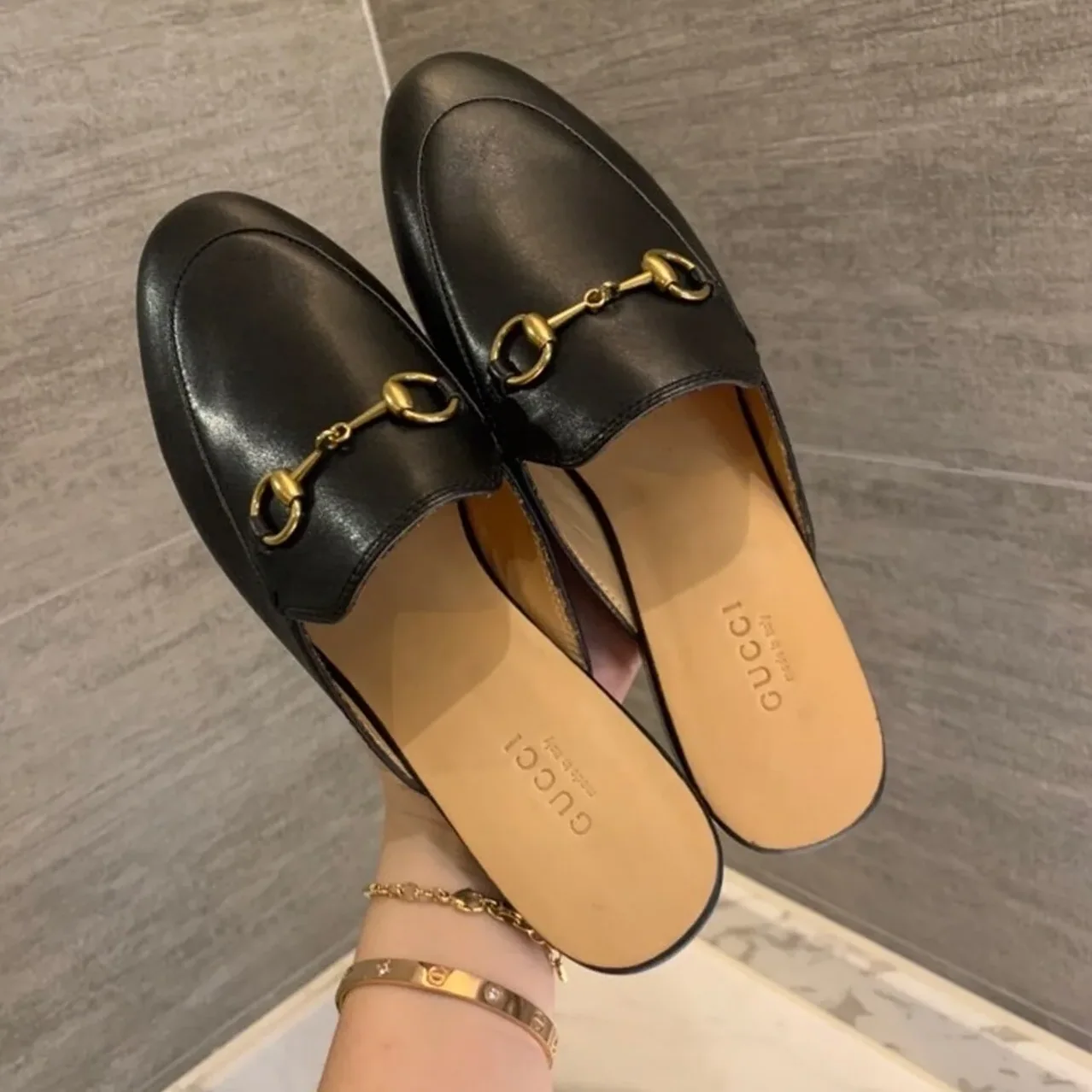 Gucci Princetown Slipper Black GG Gucci Princetown Slipper Black GG