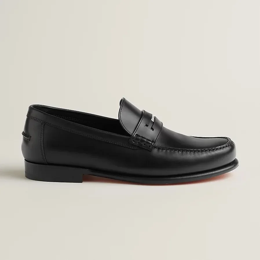 Hermes Kristian Loafers Black Hermes Kristian Loafers Black