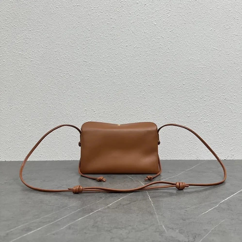 Celine Trio Flap In Smooth Lambskin for Women in Brown Celine Trio Flap In Smooth Lambskin for Women in Brown