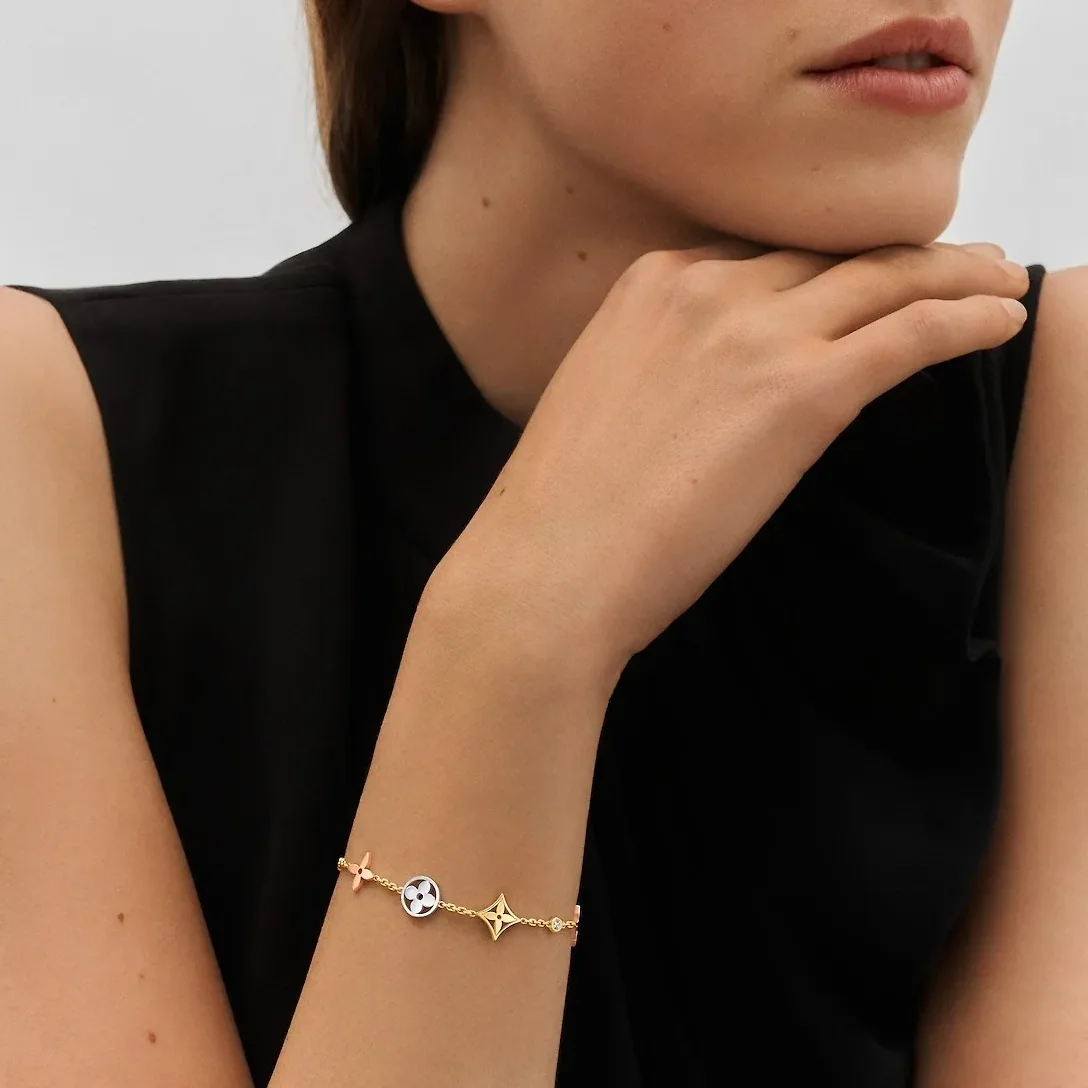 Louis Vuitton Idylle Blossom Bracelet, 3 Golds And Diamonds Louis Vuitton Idylle Blossom Bracelet, 3 Golds And Diamonds