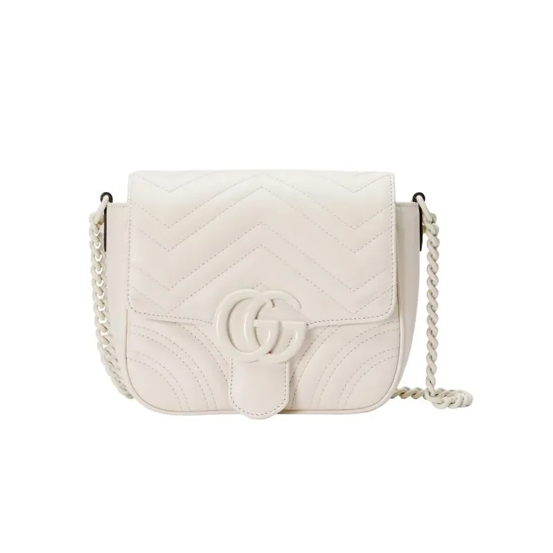 Marmont Matelassé Mini Shoulder Bag White DAAAI 9022 /