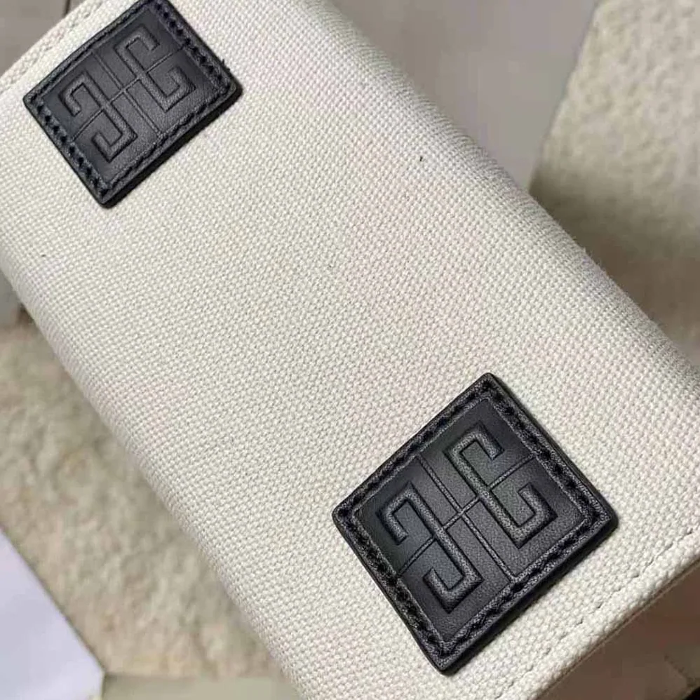 Givenchy Mini G Tote Shopping Bag in Canvas for Women in Beige Givenchy Mini G Tote Shopping Bag in Canvas for Women in Beige