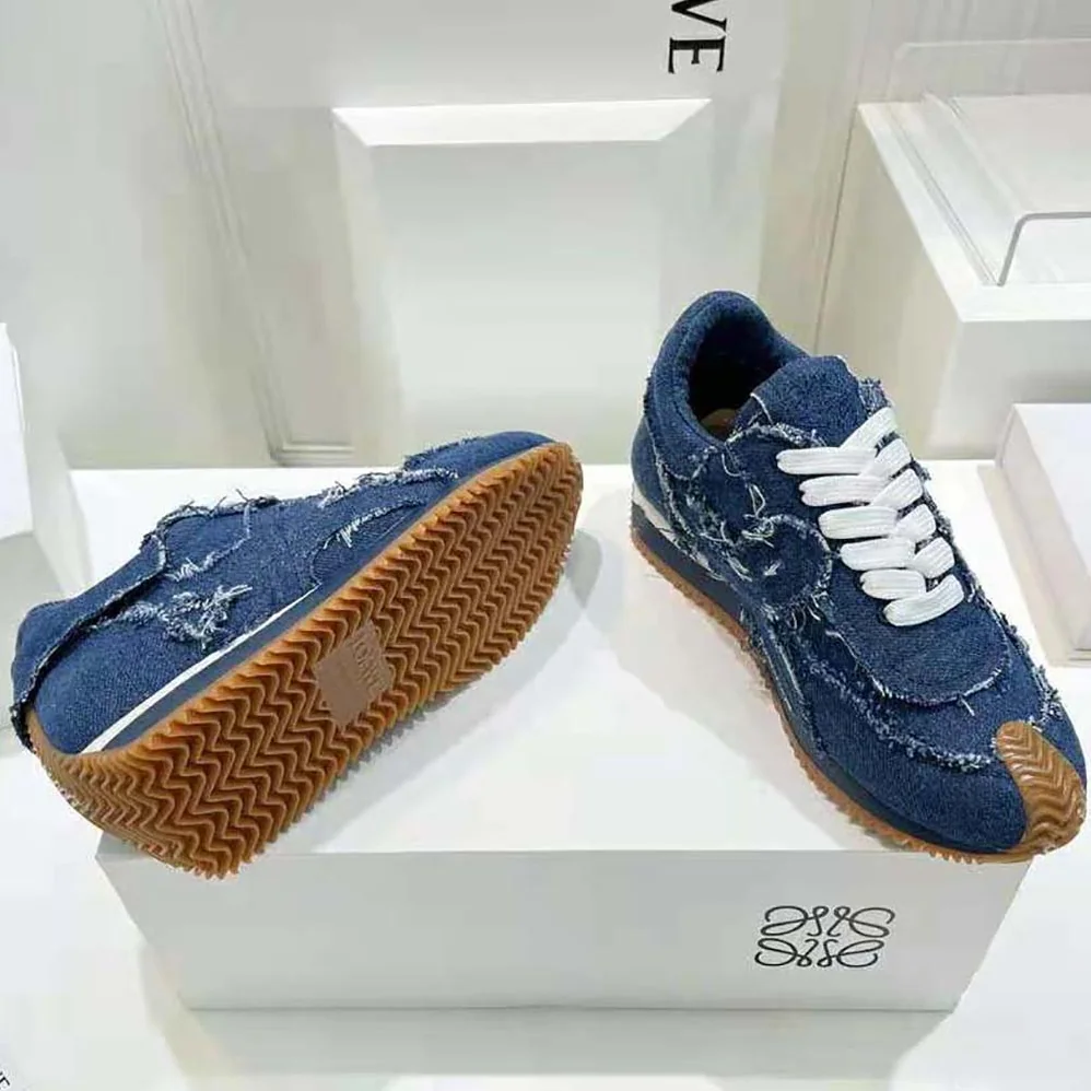 Loewe Flow Runner in Denim for Women in Blue