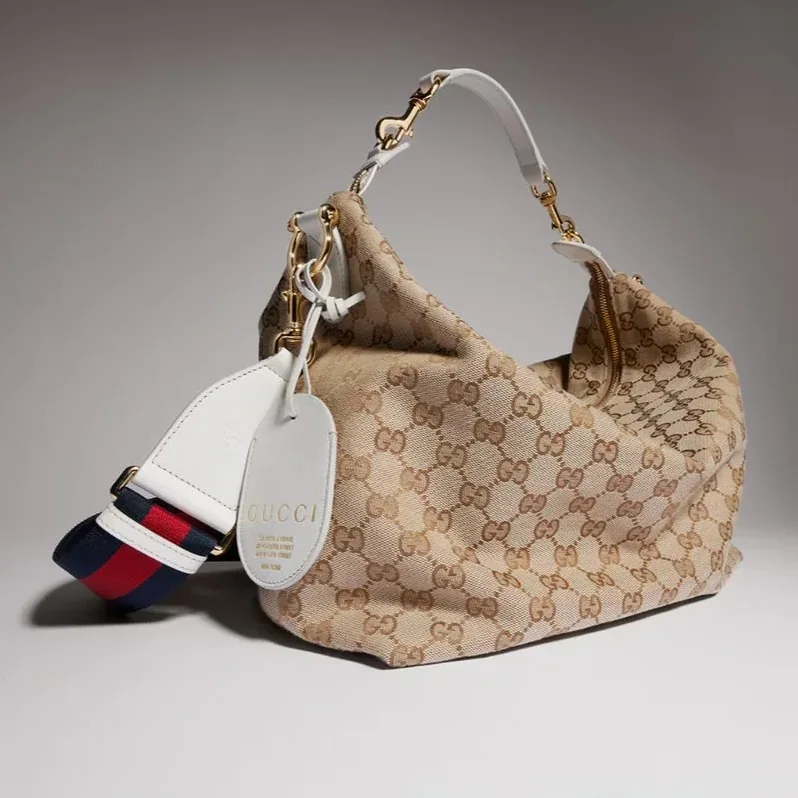 Gucci Brera Medium Crossbody Bag / Sand/ Dark Brown Gold Hardware A00B4O FAFV9 9664 Gucci Brera Medium Crossbody Bag / Sand/ Dark Brown Gold Hardware A00B4O FAFV9 9664