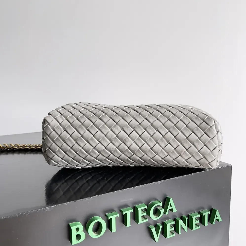 Bottega Veneta Small Lauren 1980 for Women in Silver Bottega Veneta Small Lauren 1980 for Women in Silver