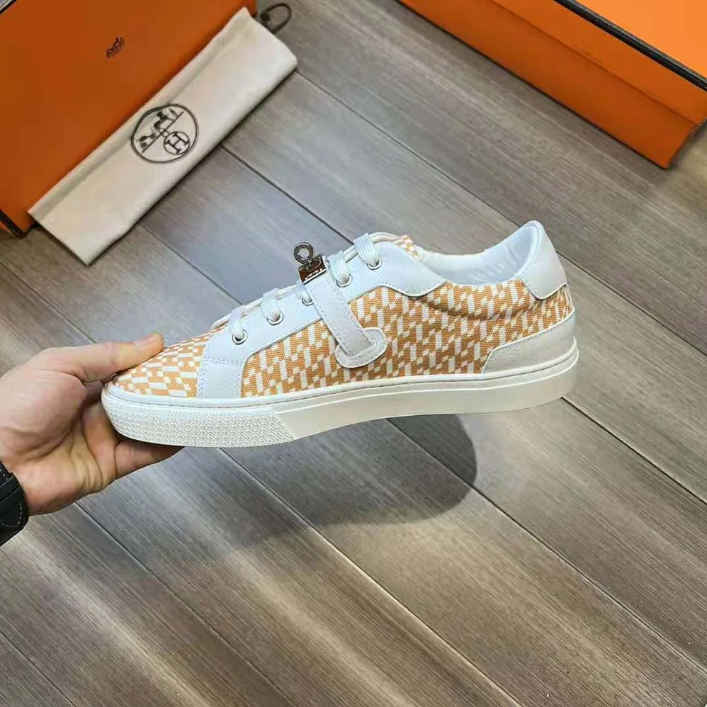 Hermes Free Sneaker in Calfskin for Women in White