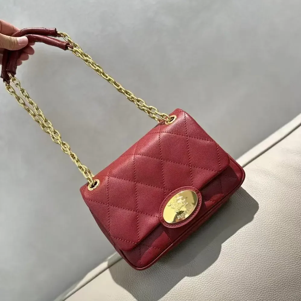 Burberry Small Strand Quilted Leather Shoulder Bag for Women