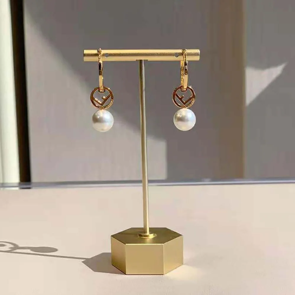 Fendi F Is Fendi Earrings Gold for Women in coloured