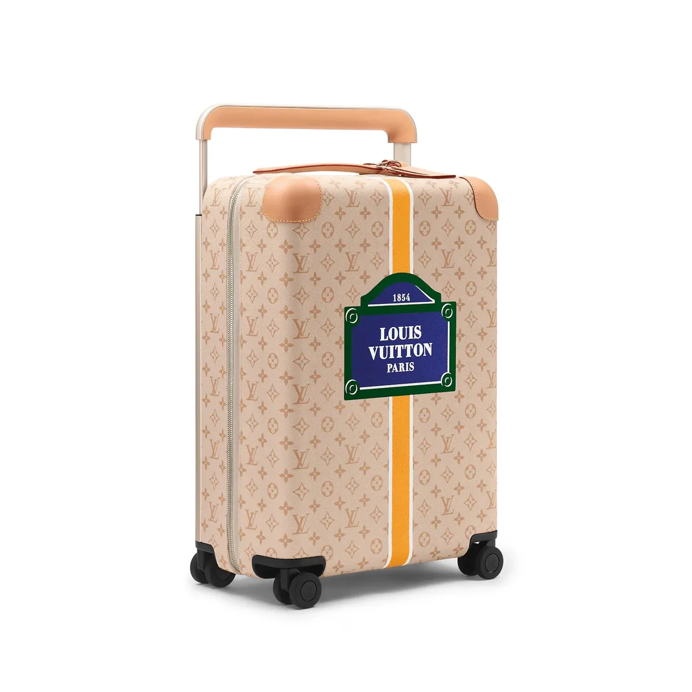 Louis Vuitton Horizon 55 Suitcase in Beige Champagne Hardware Louis Vuitton Horizon 55 Suitcase in Beige Champagne Hardware