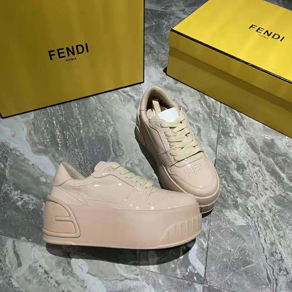 Fendi Fashion Show Pink Leather Low for Women in Tops Fendi Fashion Show Pink Leather Low for Women in Tops