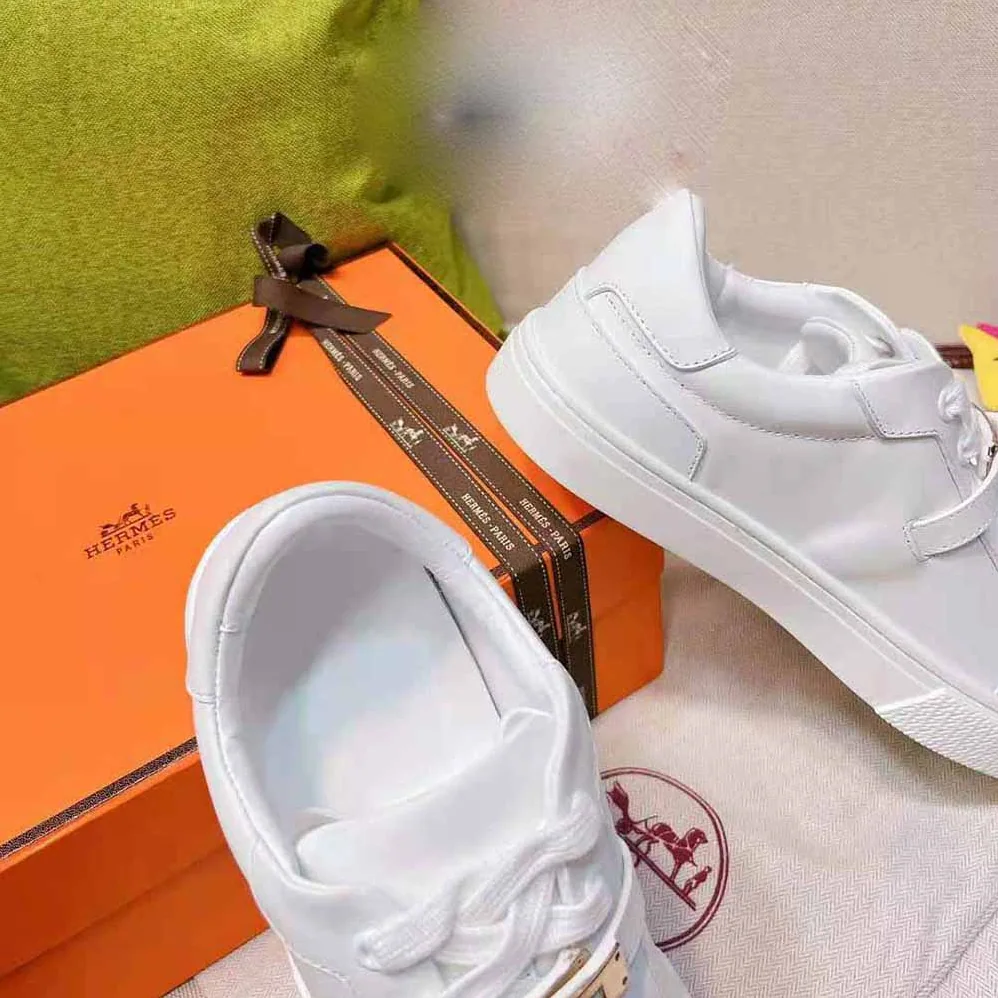 Hermes Day Sneaker in Calfskin and Matte Mississippiensis Alligator Leather for Women Hermes Day Sneaker in Calfskin and Matte Mississippiensis Alligator Leather for Women
