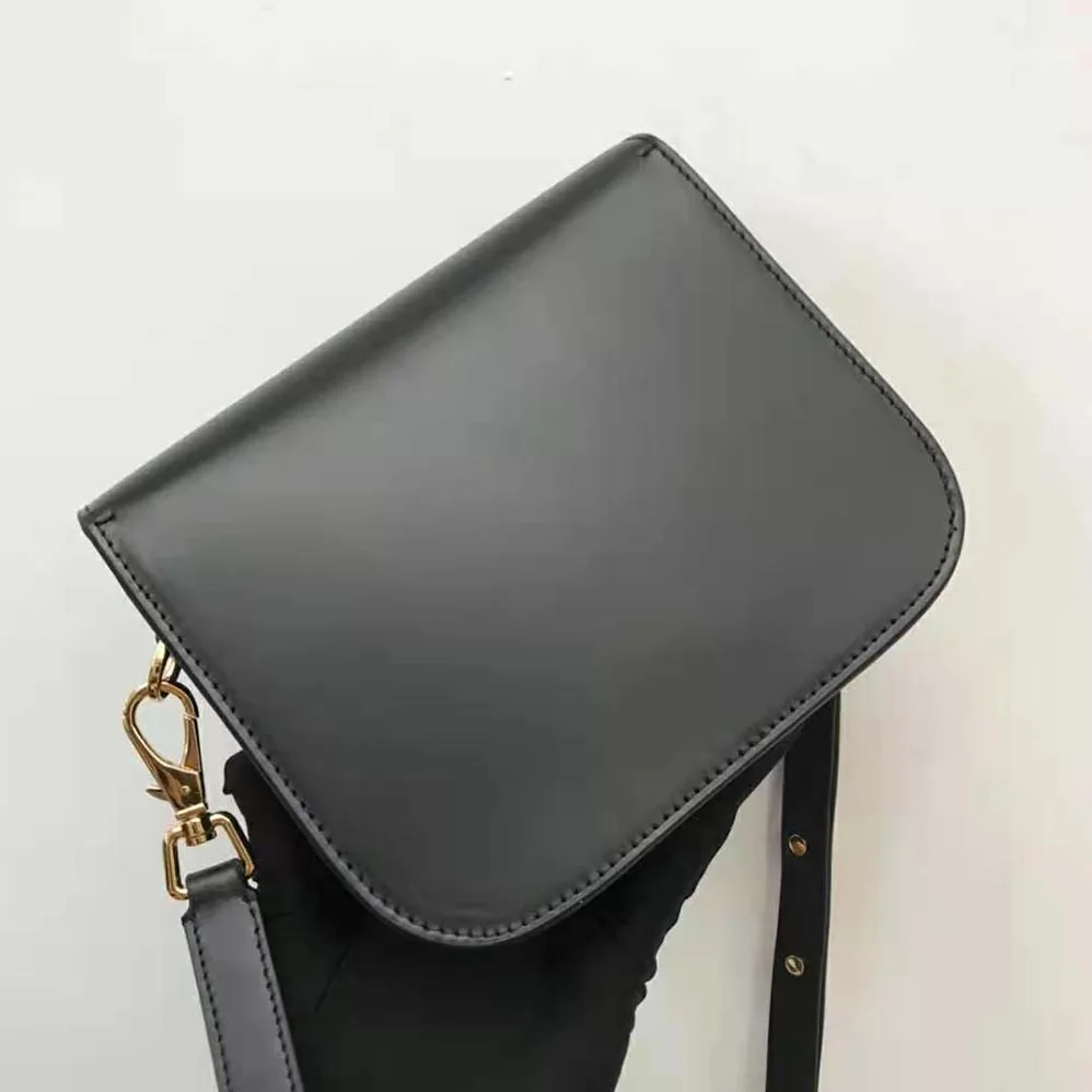 Burberry Leather Small Elizabeth Bag for Women in Black