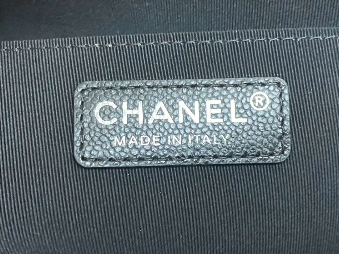 Chanel Airport Bag Silver in White/Black/Grey /