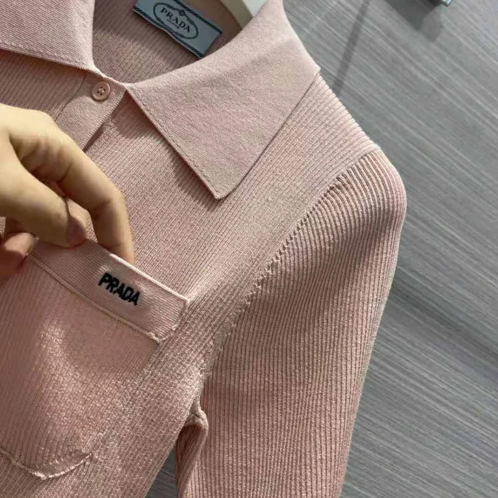 Prada Crepe DE Chine Dress for Women in Pink Prada Crepe DE Chine Dress for Women in Pink