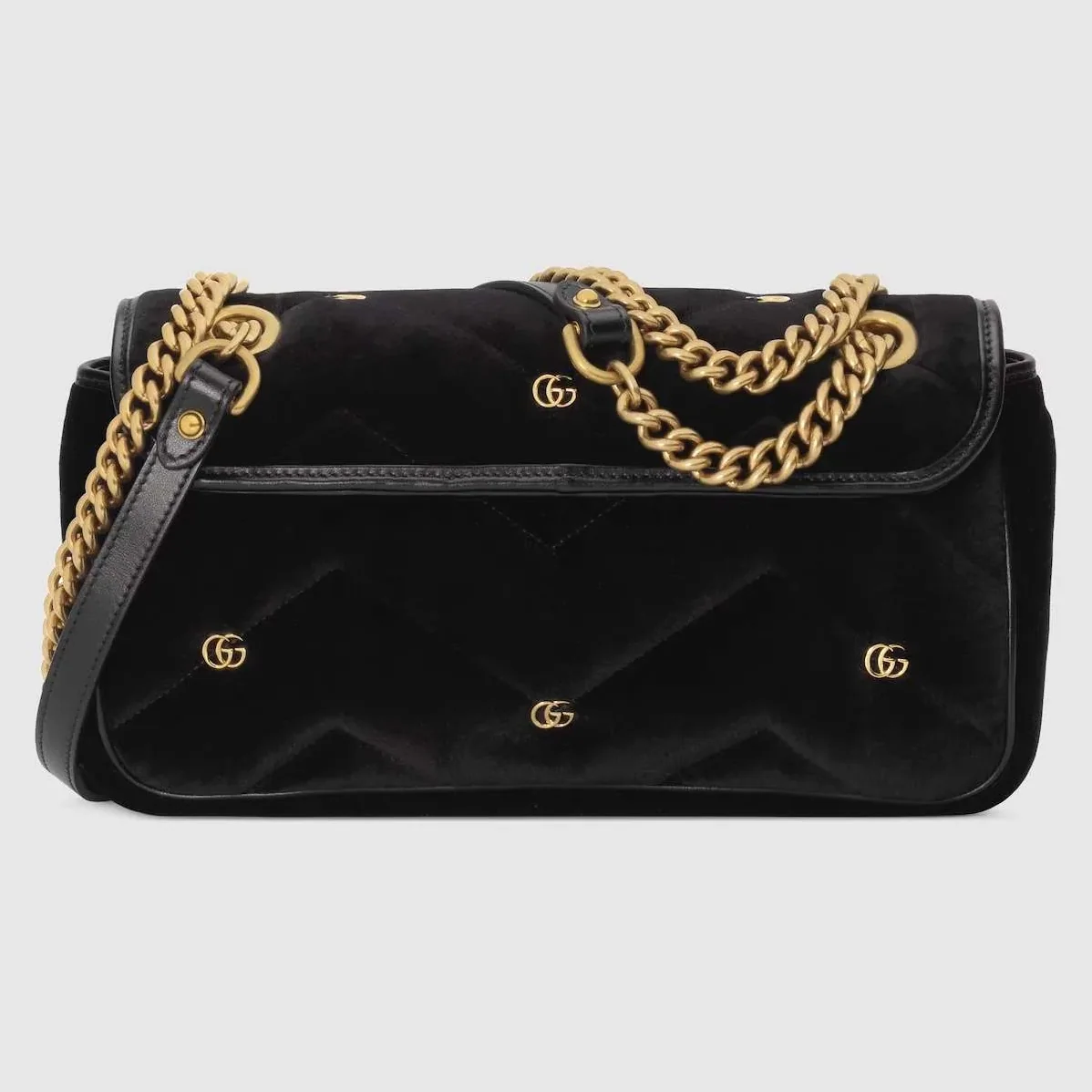 Gucci GG Marmont Small Green Shoulder Bag FACK2 1000- 10 Inches/ Gucci GG Marmont Small Green Shoulder Bag FACK2 1000- 10 Inches/