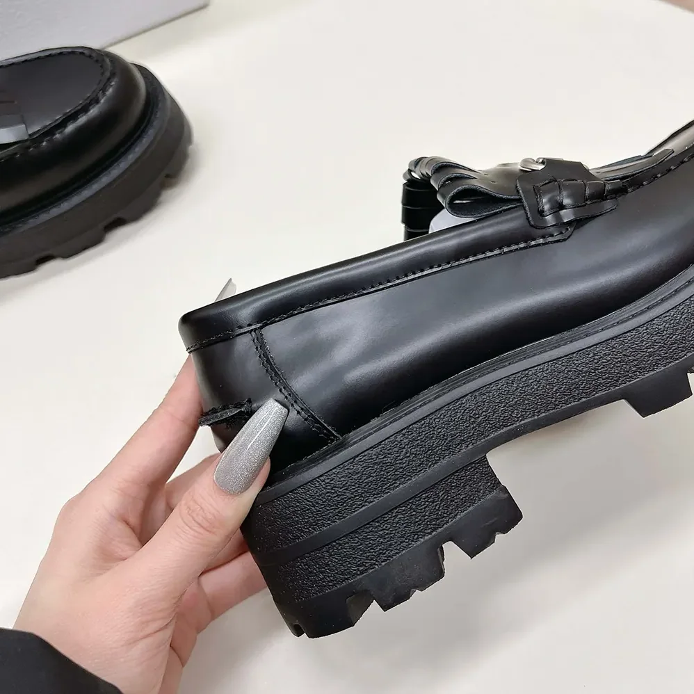 Dior Emblem Loafer Black Brushed Calfskin for Women Dior Emblem Loafer Black Brushed Calfskin for Women