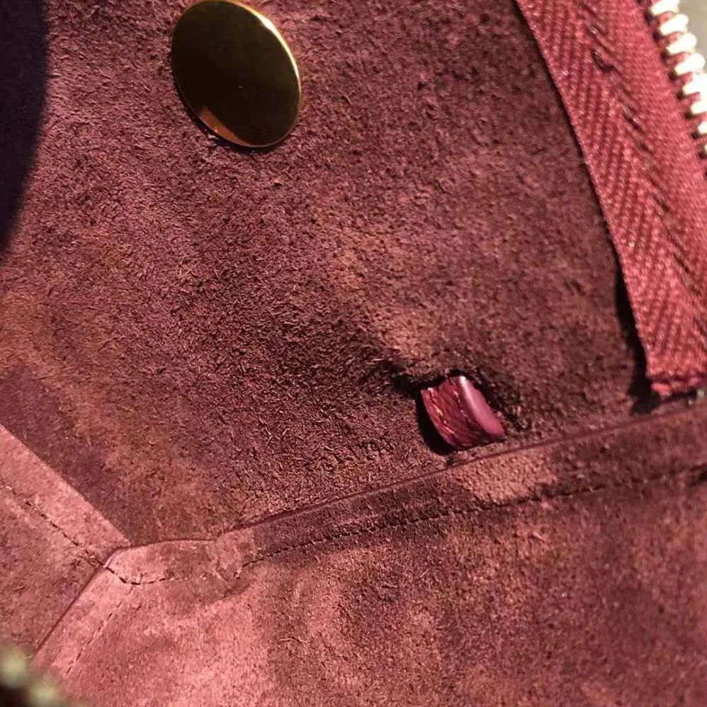 Celine Pico Belt Bag in Grained Calfskin for Women in Maroon
