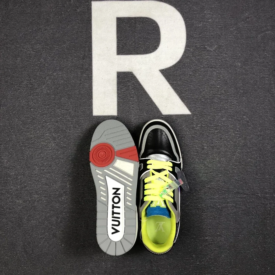 Louis Vuitton Trainer Sneaker Rubber Monogram Denim Multiple Color Virgil Abloh Louis Vuitton Trainer Sneaker Rubber Monogram Denim Multiple Color Virgil Abloh