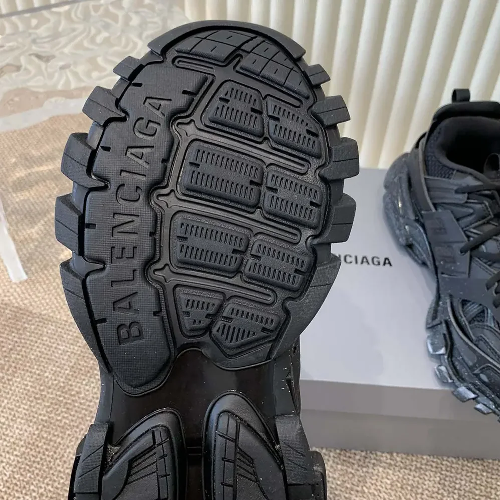Balenciaga Track Signature Sneaker in Black and White for Unisex Balenciaga Track Signature Sneaker in Black and White for Unisex