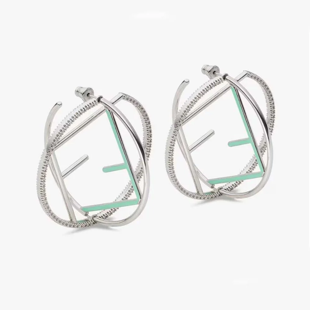 Fendi F is Fendi Earrings Silver for Women in coloured