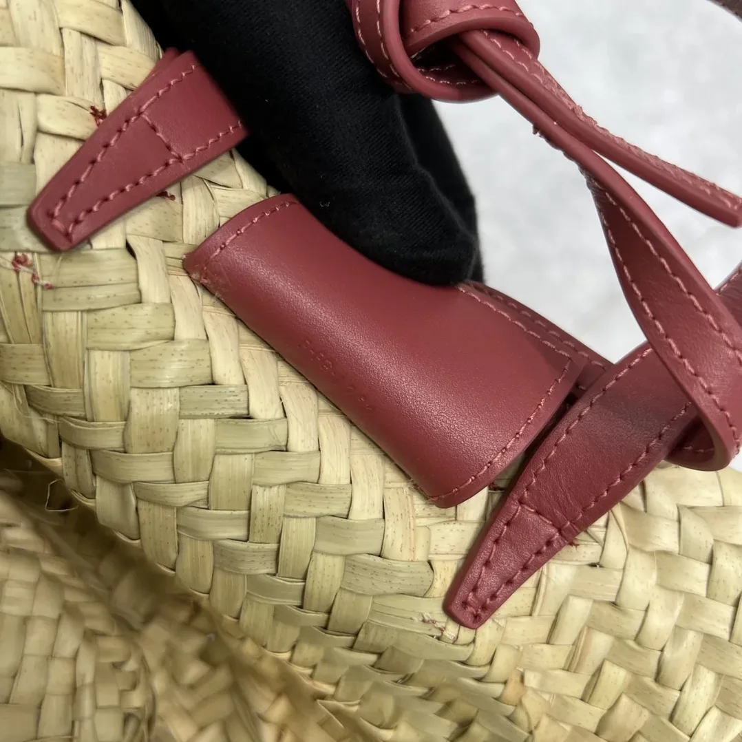 Celine Teen Triomphe Classic Pannier Tote Dark Pink /