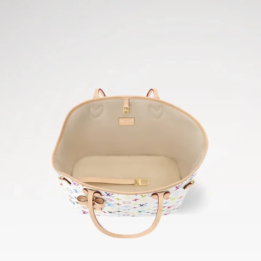Louis Vuitton LV x TM Neverwoof Tote Bag in Multicolored Gold Hardware