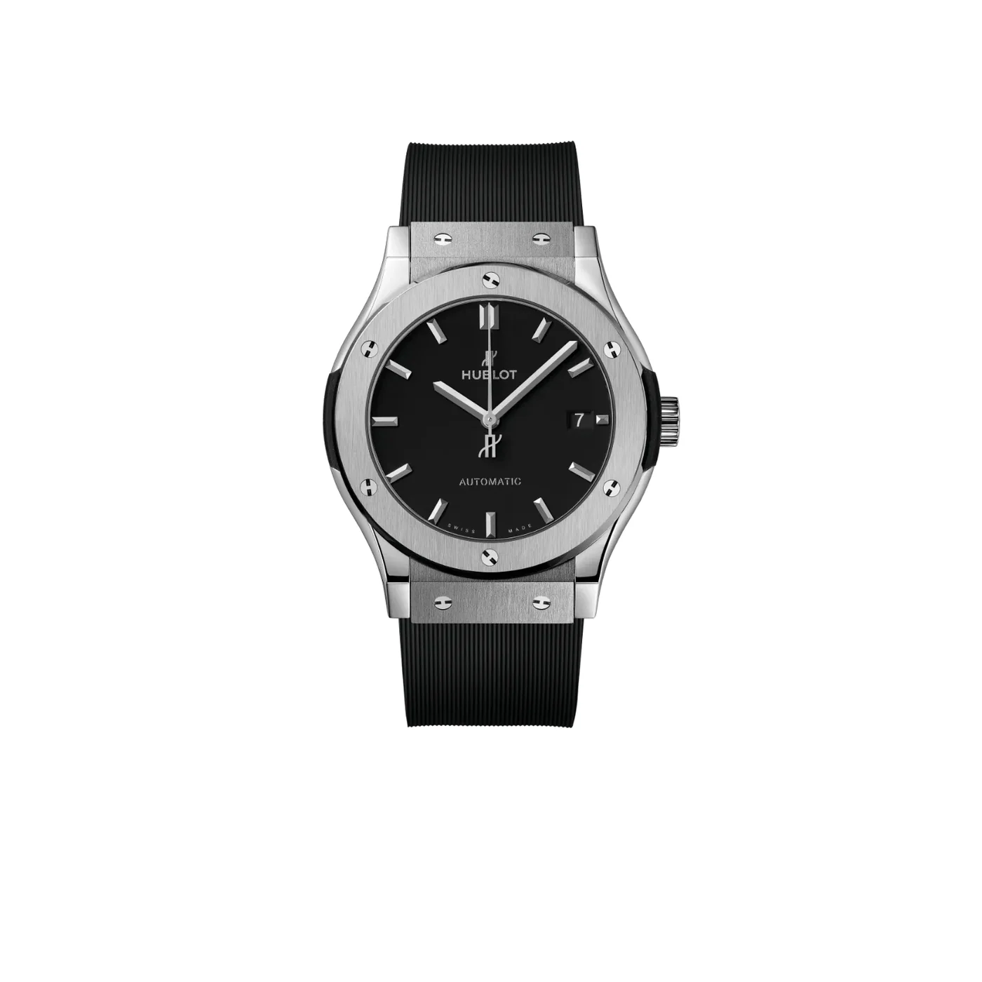 Hublot Classic Fusion Watch Black Strap Matte Black Dial Hublot Classic Fusion Watch Black Strap Matte Black Dial