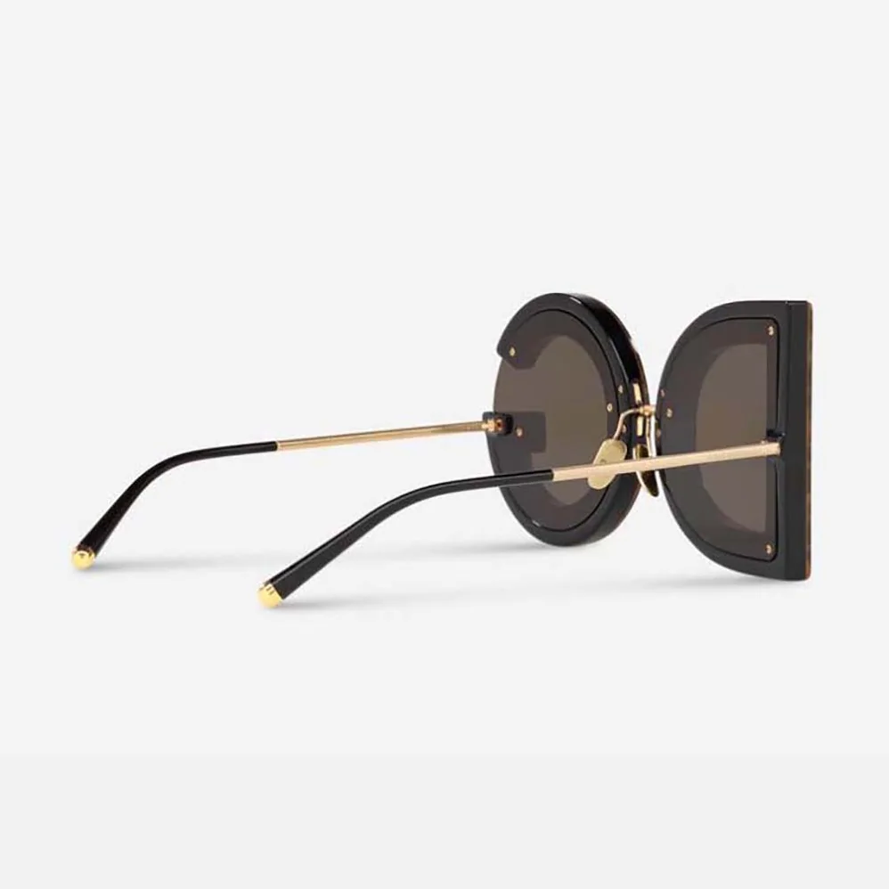 Dolce Gabbana D&G DG Leo Sunglasses for Women in Gold