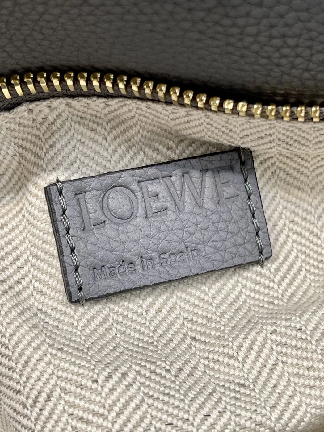 Loewe Small Puzzle Bag Grey /
